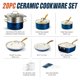 thumbnail image 2 of Juego de utensilios de cocina Gotham Steel Natural Collection 20 piezas, 2 of 9