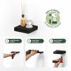 thumbnail image 4 of Repisas flotantes Furinno Tanna, juego de 2, 23 x 23 cm, color Tobacco Oak, 4 of 6