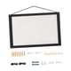 thumbnail image 3 of Tablero De Corcho Con 10 Chinchetas Para Colgar En La Pared, Para Decoración Del Hogar, Sala De Estar, Color Negro, 3 of 5