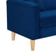 thumbnail image 3 of Sofa New Retro 3C + 2 Pouf Felpa 05 Azul Marino, 3 of 6