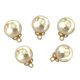 thumbnail image 3 of 5pcs 16 mm botones de perlas de plástico encantos para coser scrapbooking artesanías de oro, 3 of 5