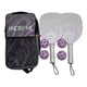 thumbnail image 1 of Juego De Raquetas De Pickleball, 4 Pelotas Y Bolsa De Transporte, Raquetas De Pickleball Con Agarre Cómodo, Color Morado, 1 of 3
