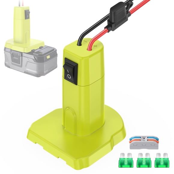 Adaptador de batería CHoiKWong para Ryobi 18V con interruptor