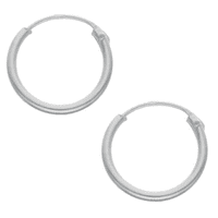 Lukso - Aros Argolla De Plata Lisa 14 Mm