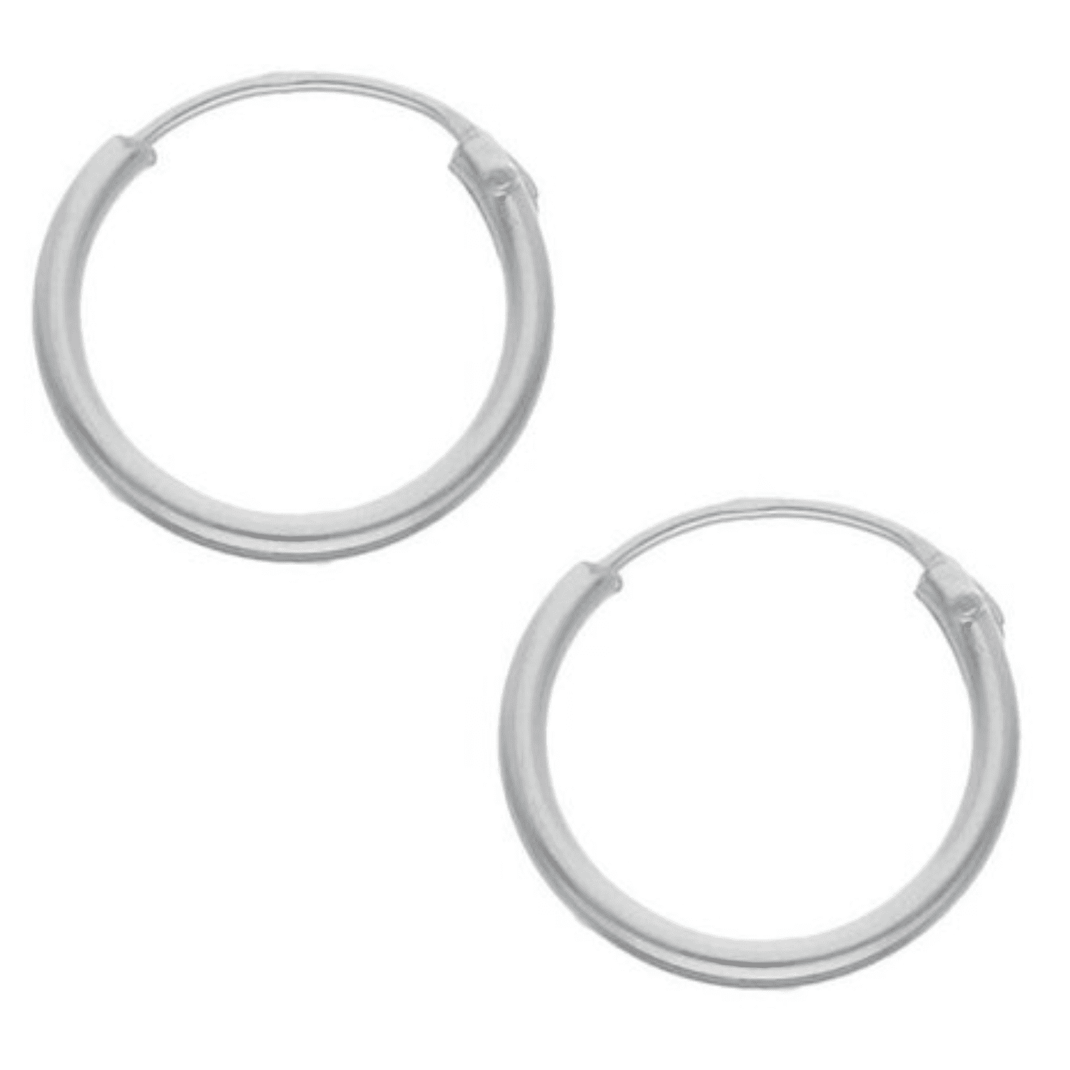 Lukso - Aros Argolla De Plata Lisa 14 Mm