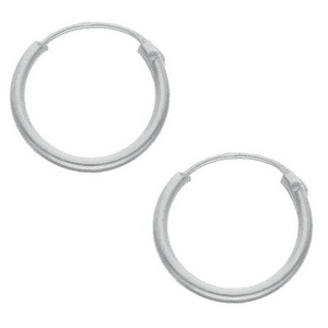 Lukso - Aros Argolla De Plata Lisa 14 Mm