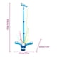 thumbnail image 2 of Juguete Microfono Pedestal Karaoke Luces Mp3 Azul Infantil, 2 of 3