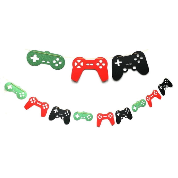 Controlador de videojuegos Party Supplies, mando de videojuegos Banner