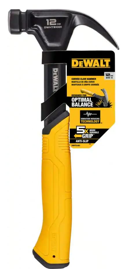 Dewalt - Martillo Para Clavar 350 Ml Garra Curva 12 Onzas