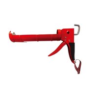 Pro Outdoor - Pistola Profesional Calafatera Para Silicona Y Acrilicos Rojo