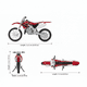 thumbnail image 2 of Moto Honda CR250R Escala 1:18 - Welly, 2 of 5