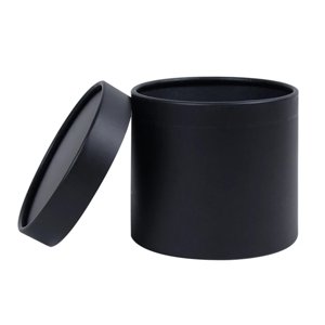 Magideal - Caja De Flores, Caja De Regalo Redonda, Embalaje De Flores, Caja De Ramo, Caja De Papel Para El Día De San Valentín, Recuerdo De Fiesta De Cumpleaños, Negro