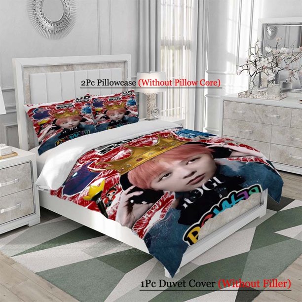 3pcs G-DRAGON Graffiti Style Creative Poster Pattern Three-Piece Set Soft And Comfortable bedding