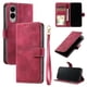 thumbnail image 3 of Funda Cartera para Samsung Galaxy S25 Edge Tapa con Ranuras, Soporte y Correa Rojo, 3 of 5