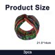 thumbnail image 4 of Paquete de 3 diademas africanas para mujer, anchas, estilo bohemio, con nudos, antideslizantes, para el pelo, para deporte, yoga, entrenamiento, elásticas., 4 of 5