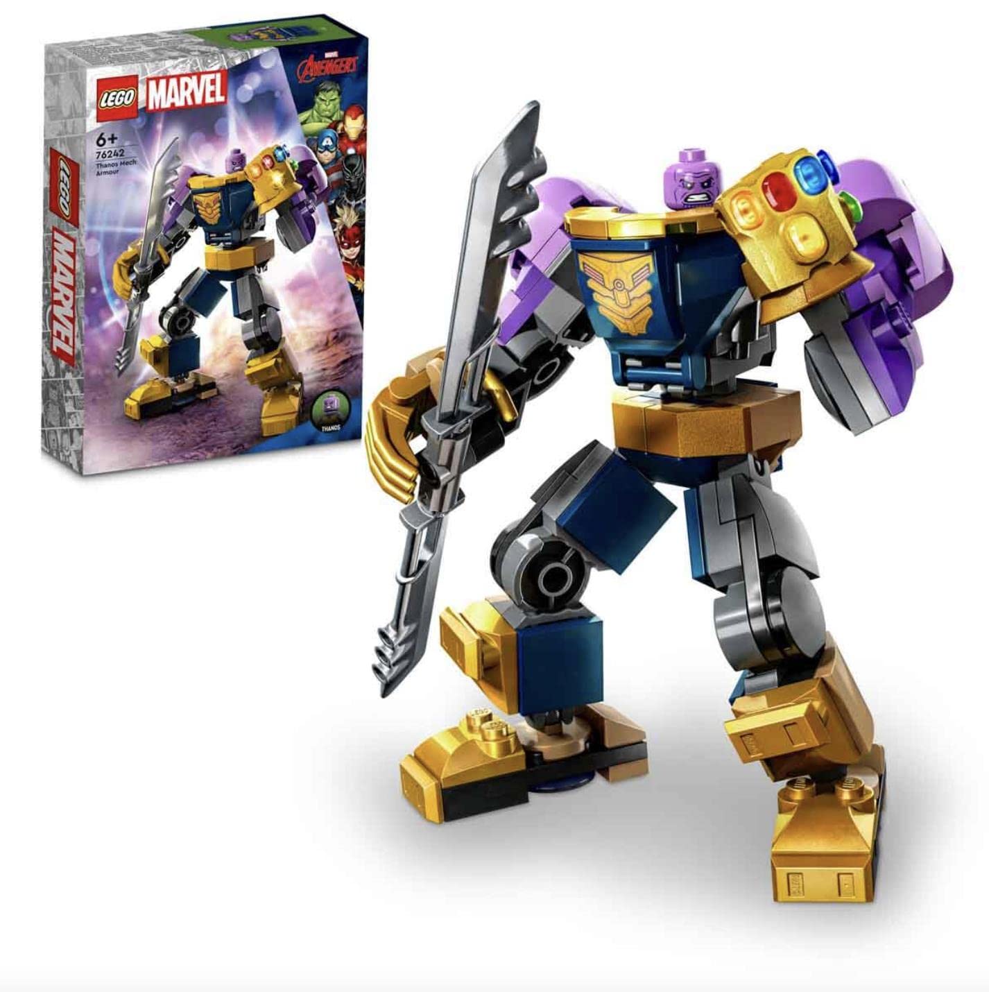 Juguete De Construcción Lego Marvel Mechanical Thanos Armor 76242