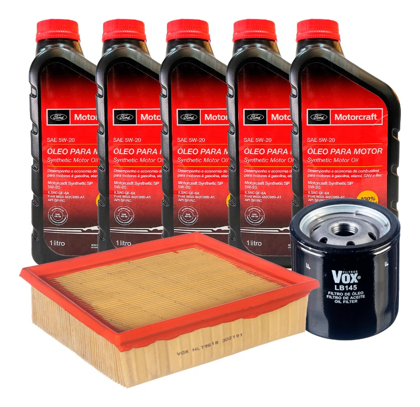 Genérica - Kit Mantención Ford Ecosport 2.0 Aceite+Filtros (Ai, Ac)