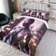 thumbnail image 3 of Gwen, la Mujer Araña Conjunto de sábanas temático, trío de piezas, cómodo y amigable con la piel, diseño único, regalo de decoración para el hogar para familiares, amigos y fans, 90 cm * 190 cm, 3 of 6