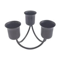Magideal - Candelabro De 3 Brazos De Estilo Europeo, Candelabros Cónicos, Candelabro De Pilar Para Fiesta De Aniversario, Banquete, Decoración De Navidad, , Negro