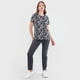 thumbnail image 4 of Polera Mujer Escote Cut Out Piping Negro Print Corona, 4 of 5