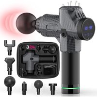 Novystor - Masajeador Muscular Pistola Profesional Kine 6 Cabezal