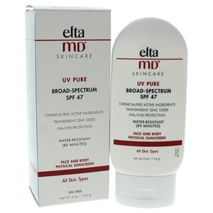 Eltamd - Protector Solar Físico Ultravioleta Puro Para Rostro Y Cuerpo Spf 47 De Para Unisex - Protector Solar De 4 Oz