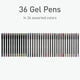 thumbnail image 3 of Set de 36 Plumas de Gel Pentonic – Colores Surtidos, 3 of 7