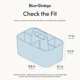 thumbnail image 3 of Organizador Caddy BLUE GINKGO apilable para baño o oficina, color azul, 3 of 7