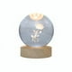 thumbnail image 2 of Lampara Bola De Cristal LED Rosa, 2 of 3