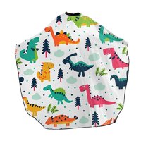 Magideal - Capa De Peluquero Para Niños, Capa De Corte De Pelo, Accesorios De Peluquero, Dibujos Animados Para Niños, Delantal Para Corte De Pelo, Capa , Estilo Estilo A