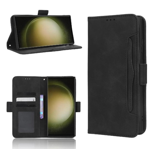 Funda Tipo Billetera FOXDOCK para Samsung Galaxy S23 Ultra 5G – Tapa Flip con Tarjetero