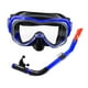 thumbnail image 1 of Juego De Snorkel Con Vista Amplia, Máscara De Buceo, Gafas De Natación, Gafas De Buceo Para Submarino, Azul Y Negro, 1 of 3