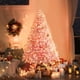 thumbnail image 3 of Árbol de Navidad Yaheetech de 1,4 m con 105 luces incandescentes, color rosa, 3 of 3