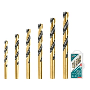 Juego Brocas 6 Piezas Para Metal Hss Total