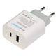 thumbnail image 1 of Cargador USB C y USB Carga Rápida 20W certificado SEC, 1 of 4