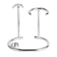 thumbnail image 3 of Razor Holder Estante Para Colgar Para Hombres, Baño, Maquinilla De Afeitar Y Almacenamiento De Cepillos, Plata, 3 of 5