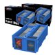 thumbnail image 1 of Bandeja de almacenamiento de tarjetas BCW coleccionable (paquete de 2, azul) 1600 tarjetas, 1 of 7