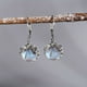 thumbnail image 1 of 2pcs/pair Vintage Dragonfly Earrings with Moonstone and Brass Glass Cabochon - Perfect Gift for Women and Men, 1 of 5