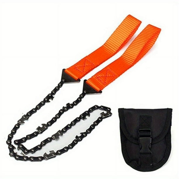 1 Set, Portable Hand Pull Chain Saw Outdoor Camping Tools Hand Pull Chain Saw Chain Wire Saw Saw Survival Tool Garden Chain Saw Logging Saw
