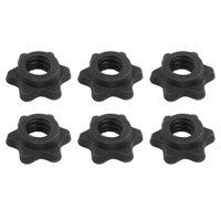 Ioensy - Clips De Levantamiento De Pesas Para Barras, Entrenamiento De Fitness, Tuerca De Fijación De Levantamiento De Pesas, 6 Uds.