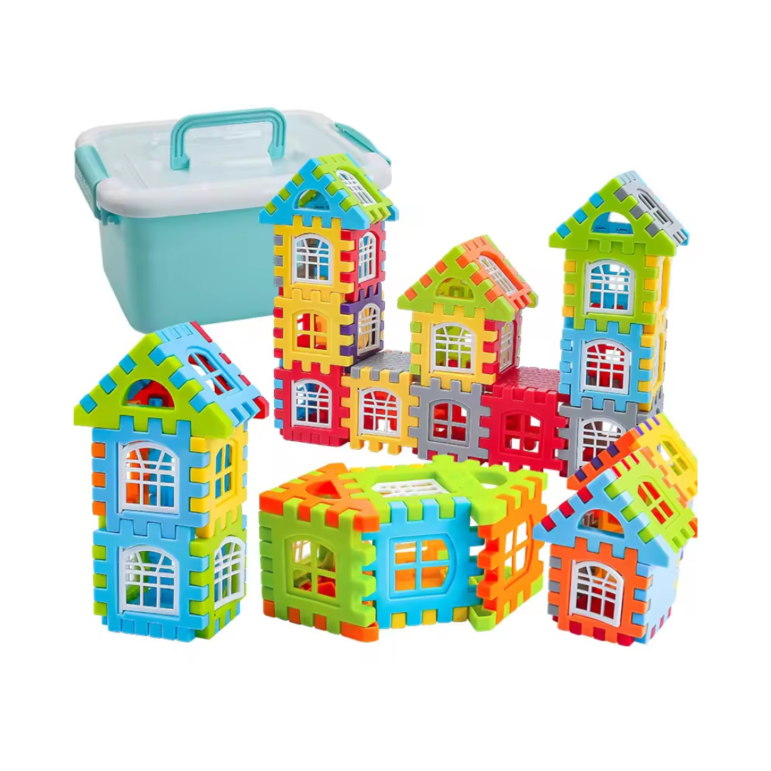 Lyonbaby - Kit Bloques De Construcción Educativos Niños 210 Piezas 210