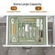 thumbnail image 2 of Organizador de cubiertos Ukeetap, extra grande, expandible, verde, 2 of 8
