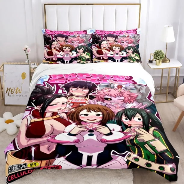 My Hero Print Three Piece Bedding Set Fashion Boys Or Adults For Beds Quilt Covers Pillowcases Bedding Set Gift Bed Sheets