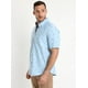 thumbnail image 3 of Camisa Oxford Estampada Calipso celeste XL, 3 of 4