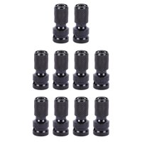Magideal - 10 Uds. Adaptador De Llave De Impacto De Acero Con Alto Contenido De Carbono De 1/2 ""Accesorios Telescópicos De Liberación Rápida De Alta Resistencia Negro