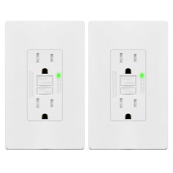 Toma GFCI TG 15 A a prueba de manipulaciones con autoprueba