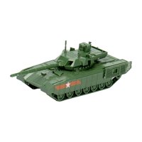 Magideal - Modelo De Tanque Blindado 1:72, Vehículos Blindados, Fuerte De Rotación, Carro Sobre Orugas En Miniatura Para Adultos, Colección, Recuerdo De Juguete T14 Verde
