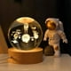 thumbnail image 3 of Lampara De Luz Led 3d Bola de Cristal Astronauta Planetas, 3 of 5