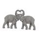 thumbnail image 2 of Estatuas De Elefante, Adorno De Mesa, Escultura De Resina Para Oficina, Estantería, Dormitorio, Pareja De Elefantes, 2 of 3