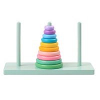 Bothyi - Anillos Apilables De Arcoíris, Juguete Apilador De Rompecabezas Para Niños, Niños Pequeños